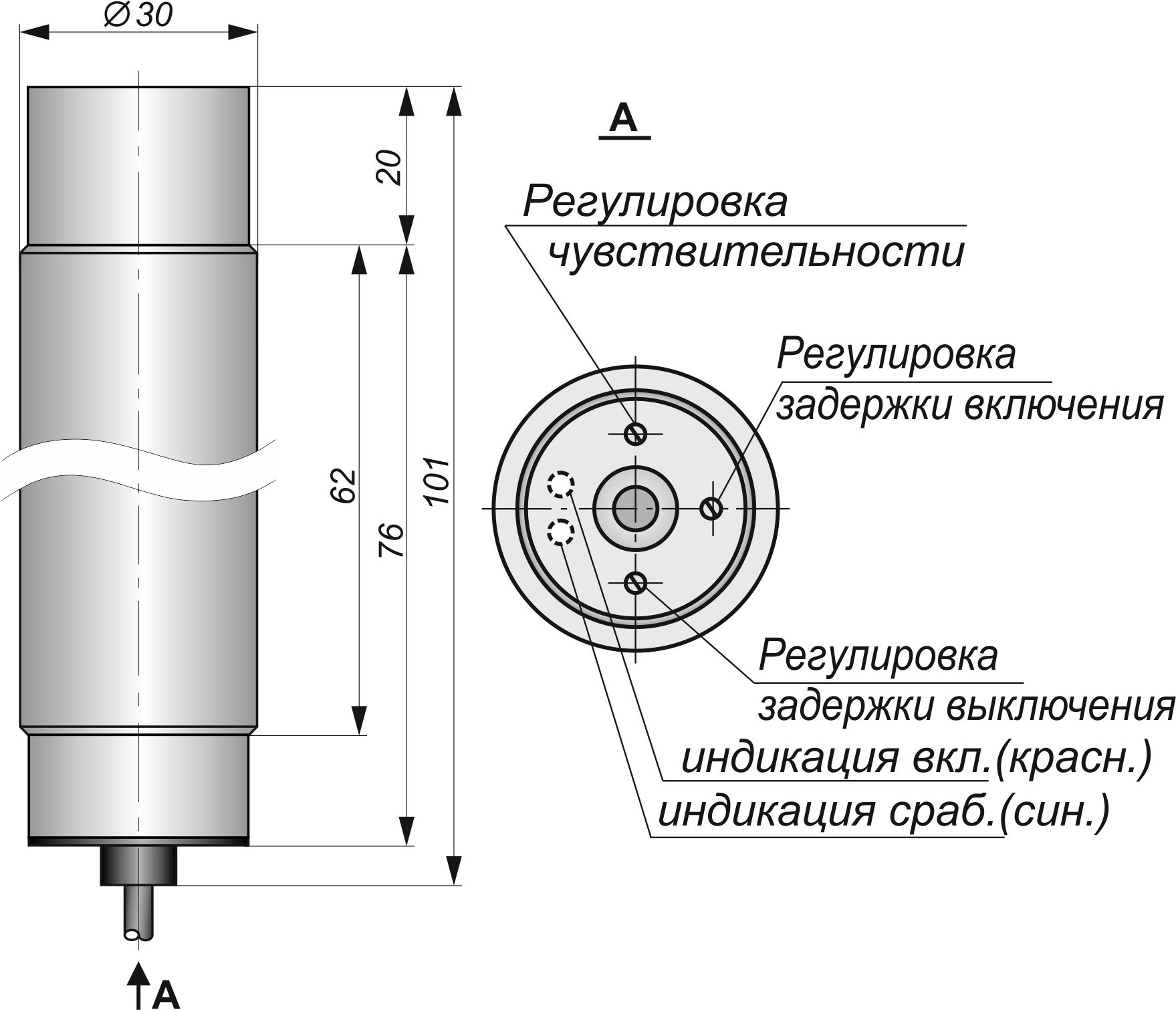 Габаритный чертеж