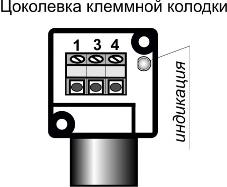 Датчик бесконтактный индуктивный И25-NO-PNP-K-HT(Л63, Lкорп=75мм)