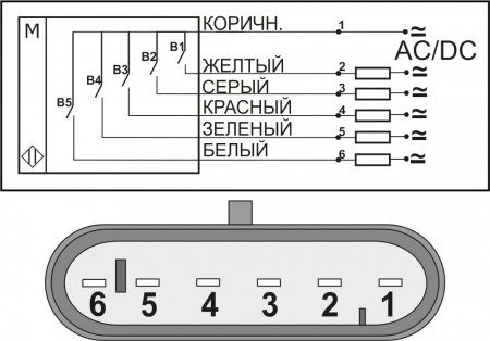 Датчик герконовый поплавковый уровня жидкости DFG4 41.51-B5.157.157.157.157-5NO-701.12-d2-P6A-1,5-S-1