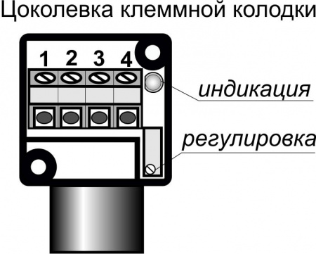 Датчик бесконтактный оптический ОП13-NO/NC-NPN-K(Л63, с регулировкой)