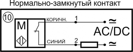 Датчик герконовый поплавковый уровня жидкости DFG 25.14-B1-NC-195.08-G1 -R2.97 -L