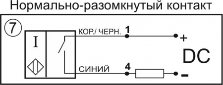 Датчик бесконтактный индуктивный И27-NO-DC(Л63)